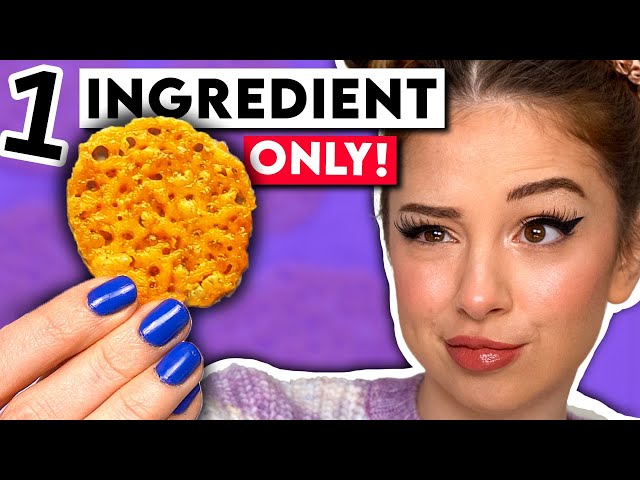 Trying Tik Tok 1 INGREDIENT ONLY Recipes and Food Hacks