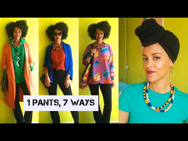 How To Style Flared Pants | Colorful Capsule Wardrobe 2021 | 2021 Fashion Trends