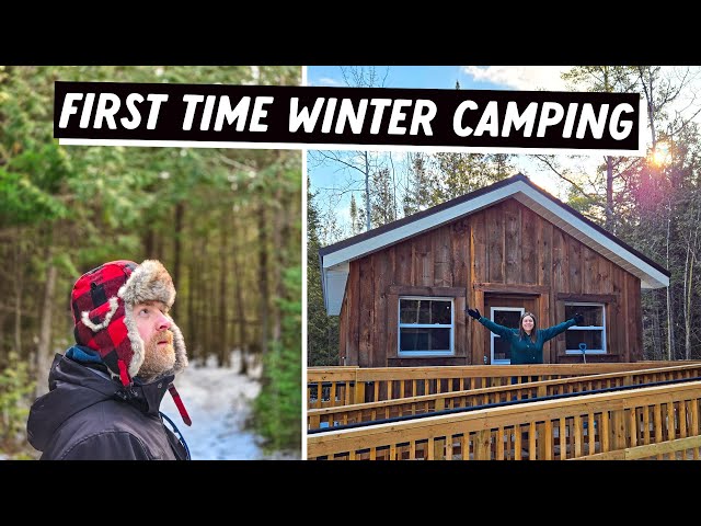 Winter Camping at MACGREGOR POINT Provincial Park / Winter Cabin Camping