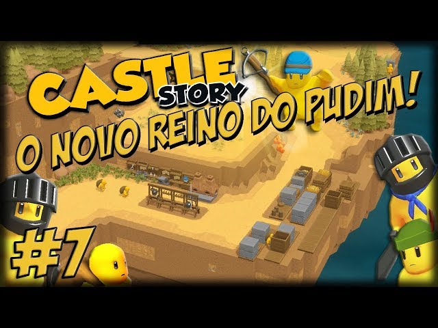 Castle Story 1.1 - O Novo Reino do Pudim - Ep 7 - Novas Estratégias, Bricktrons e Muros!!
