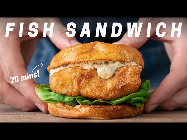 The Easy Beer Battered Fish Sandwich Recipe You'll Actually Make