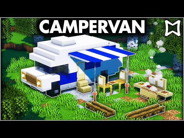 ► Building A Camping Van House In Minecraft