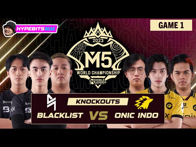 BLACKLIST vs ONIC | GAME 1 | M5 CHAMPIONSHIP KNOCKOUTS | DAY 1