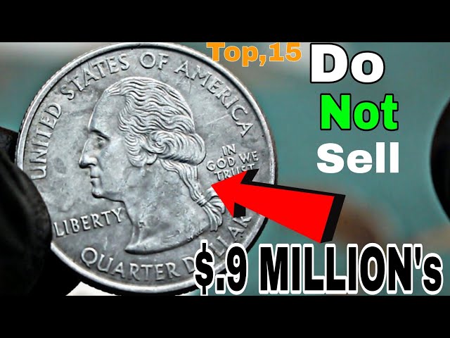 TOP 15 MOST VALUABLE QUARTER DOLLAR Rare Nickels, PENNIES COINS WORTH BIG MONEY-Coins Worth money!