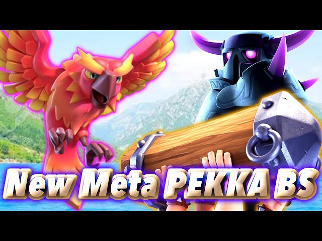 New Meta PEKKA BRIDGE SPAM with Phoenix😘-Clash Royale