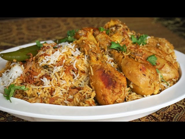 Chicken Biryani : Very Colorful  -  Everything Is Flavored