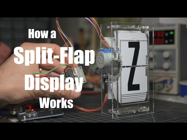 How a Split-Flap Display Works