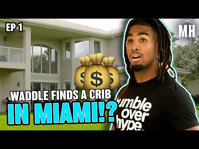 "My DREAM Home!" New Dolphins WR Jaylen Waddle Shops For MANSIONS In Miami!