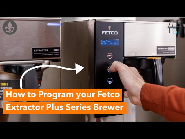 How to Program your Fetco Extractor Plus Series Brewer