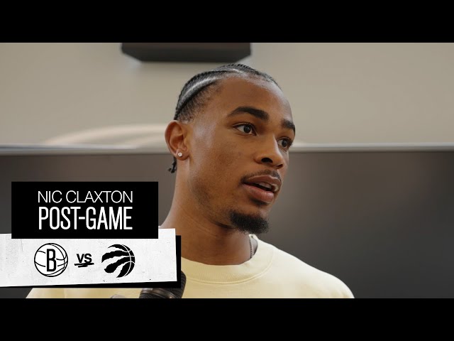 Nic Claxton | Post-Game Press Conference | Toronto Raptors  | 4.10.2024