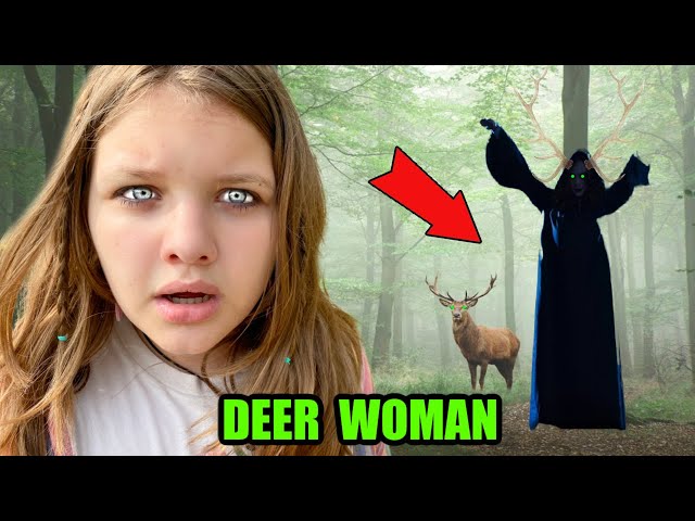 We LOOKED for the DEER LADY in the WOODS! SCARY DEER WOMAN URBAN LEGEND!