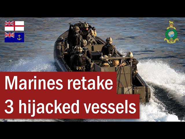 Royal Marines retake 3 hijacked vessels | October 2011