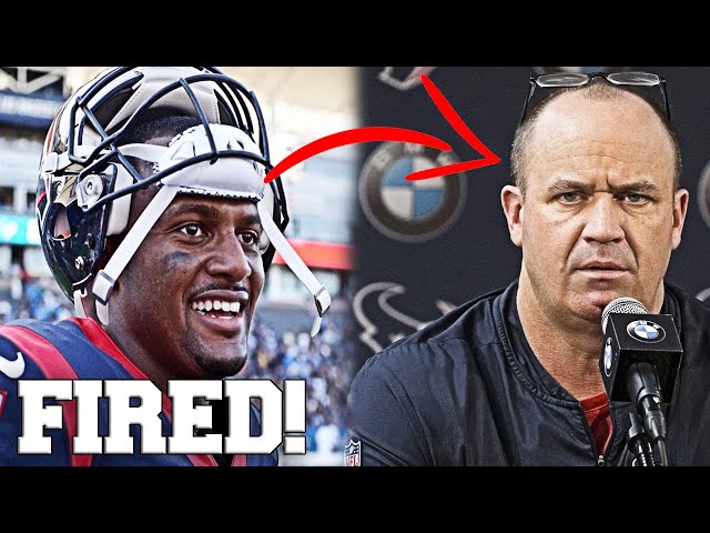 BILL O'BRIEN FIRED BY THE HOUSTON TEXANS BEFORE HE COULD RUIN DESHAUN WATSON'S NFL CAREER