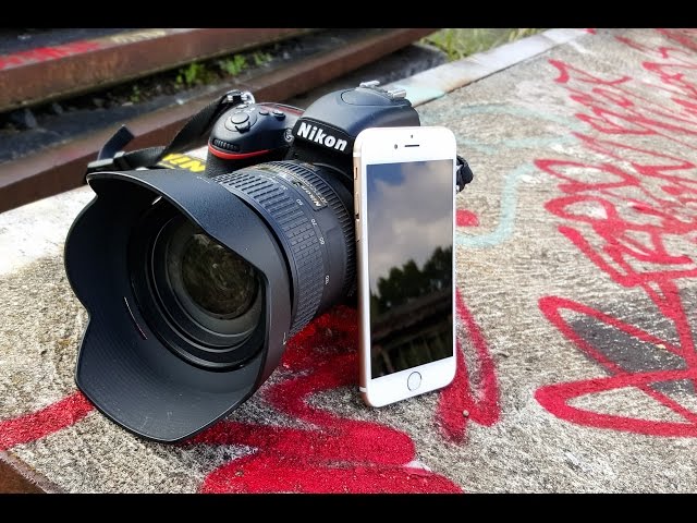 Nikon D750 gegen iPhone 6s (und Samsung Galaxy S6 edge) - GIGA.DE