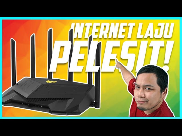 Fuh,Ini Feeling Guna Internet 800mbps Dengan Router Gaming RGB! Review Asus TUF Gaming AX5400 Router