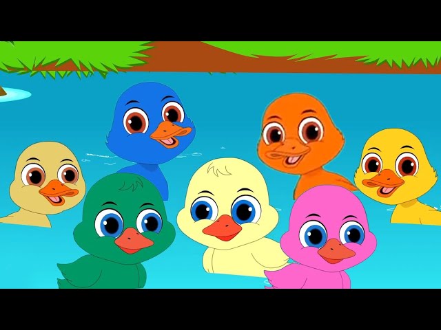 Ten Little Ducklings, Counting Numbers and Preschool Song for Babies