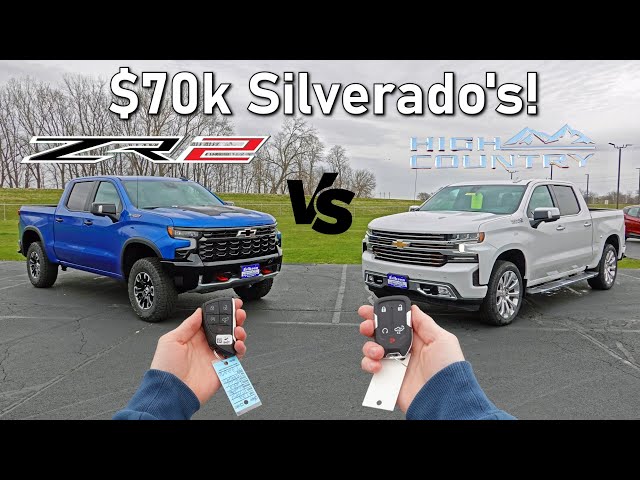 2022 Chevy Silverado ZR2 vs High Country | $70k Comparison!