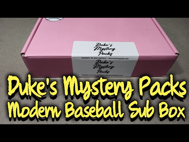 Sneak Peek Giveaway 🫣 Duke's Modern Baseball Subscription Box From Duke's Mystery Packs! $65 Value