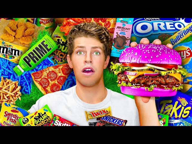 EATING the World's UNHEALTHIEST Diet for 100 Hours!!