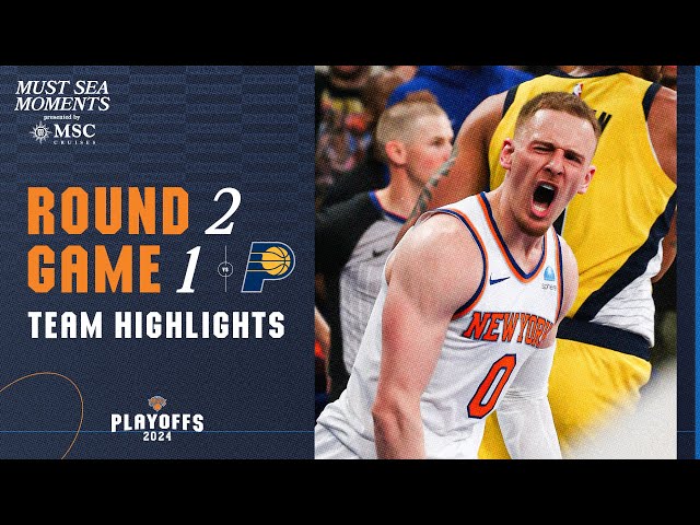 Knicks take Game 1! | Knicks vs Pacers | 2024 NBA Playoffs | May 6th, 2024