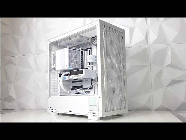 White PC Build | Deepcool Morpheus | Ryzen 7800X3D | RTX 4070 Ti Aero | Assassin IV | Crucial T700