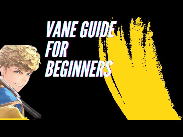 Go From Zero to Hero: Vane Guide for Beginners!!(Granblue Fantasy Relink)