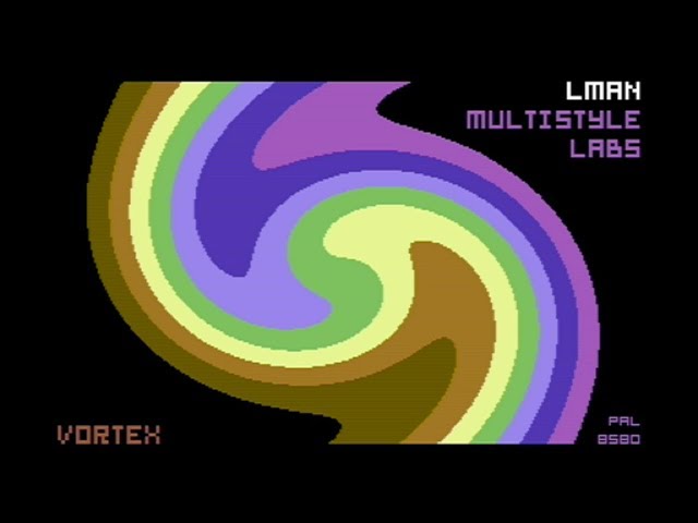 C64 music in HQ stereo - Vortex - music by LMan