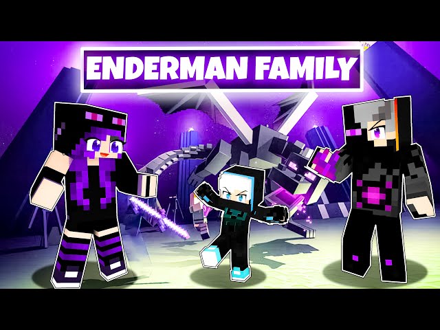 Found By The ENDERMAN FAMILY In Minecraft (Hindi)