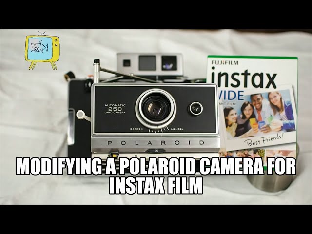Why is it hard to use Instax film in a Polaroid camera? Hacking a Land camera. Episode 1.