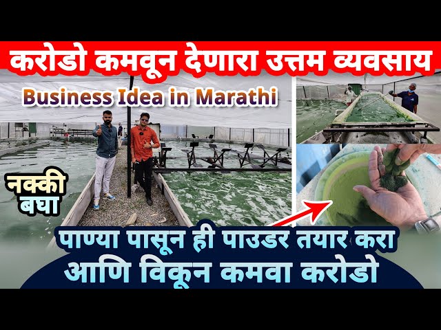 खूप जास्त नफा देणारा व्यवसाय,💧पाण्यापासून हे पावडर बनवा आणि कमवा करोडो | business ideas in marathi
