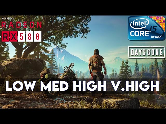 Days Gone Test On RX 580 | 1080p - All Settings Tested