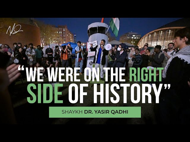 Shaykh Yasir's Fiery Speech at the MIT Encampment