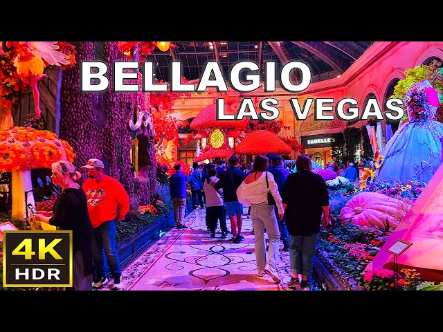 (4K HDR) Bellagio Las Vegas Walk - October 2023 - F1 Update