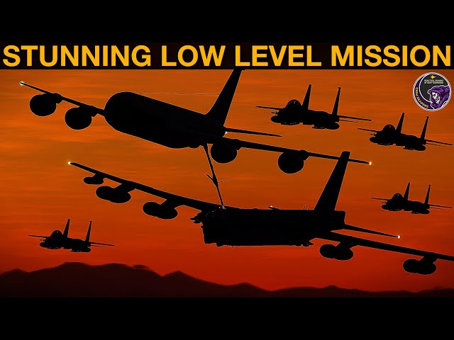 1991 Gulf War: First Low Level B-52 Bombing Raid In History | DCS Reenactment