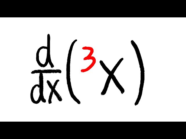 derivative of tetration of x (hyperpower)