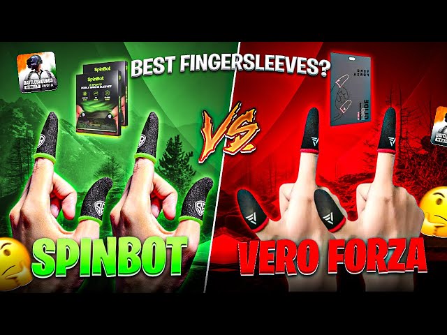 Vero Forza Fingersleeve Vs Spinbot Finger Sleeve🔥Which is Best? For Gaming | Full Comparison