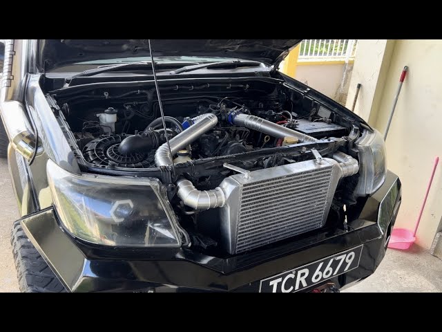 We Fixed The Biggest Problem On My Toyota Hilux! Intercooler Install!