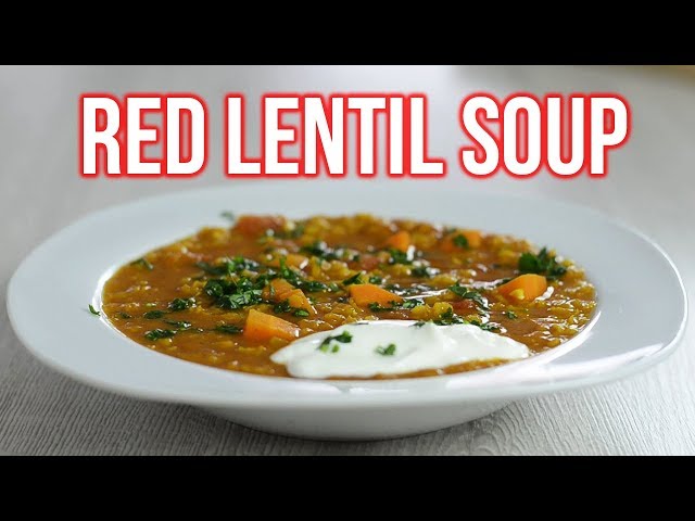 How To Make Curried Red Lentil Soup
