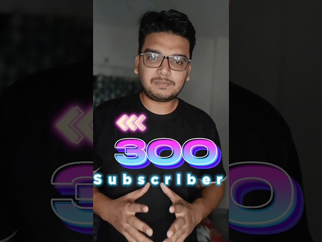 300 subscriber completed | Thankyou video #300 #subscribe #mernproject #reactjs #viral #ThankYouGod
