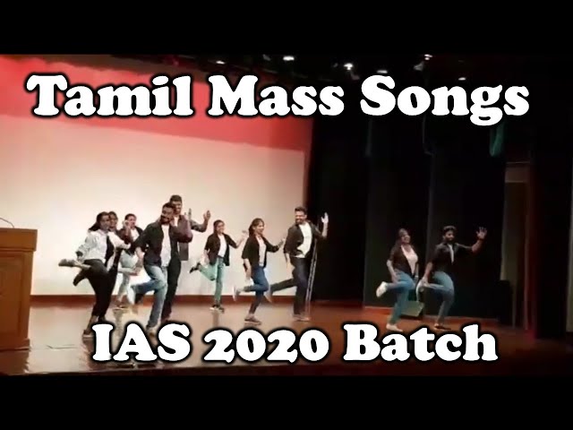 Tamil Popular Songs Dance Performances by IAS Officer at LBSNAA