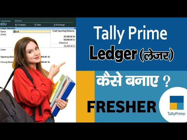 How To Ledger Create in Tally Prime ledger creation