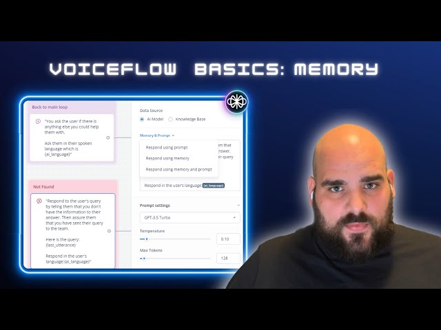 Voiceflow Basics: Introducing Memory, the gateway to AI conversation