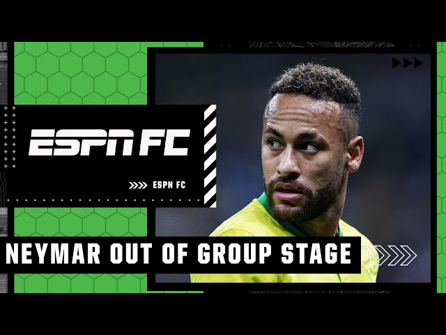 Report: Neymar to miss the rest of group stage due to ankle injury | ESPN FC