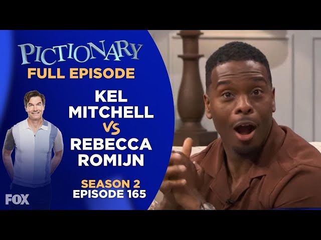 Ep 165. Slow-Mo Sketches | Pictionary Game Show - Full Episode: Kel Mitchell & Rebecca Romijn