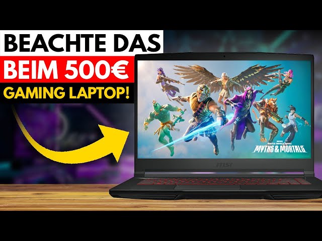 Ist das der bester Gaming Laptop unter 500€? Lenovo 7331 vs MSI Thin GF63