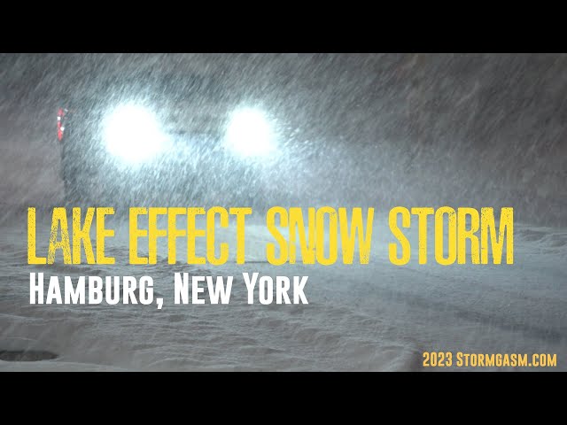 Lake Effect Snow Storm Hamburg, New York November 27, 2023