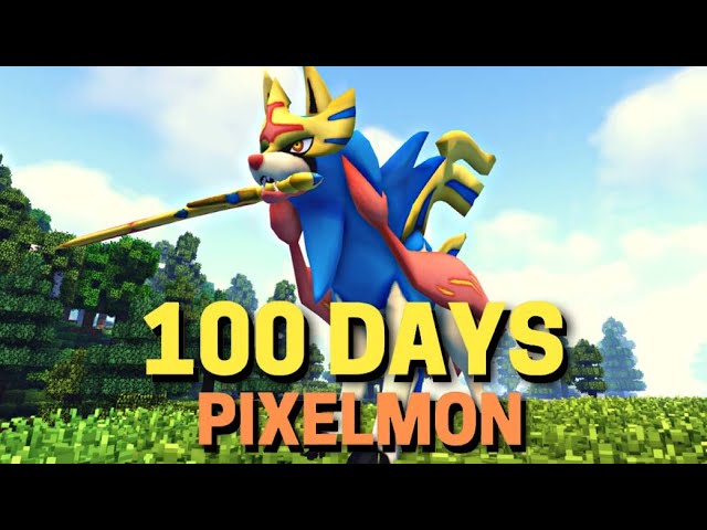 100 Days in Minecraft Pixelmon: Adventures into Paradise