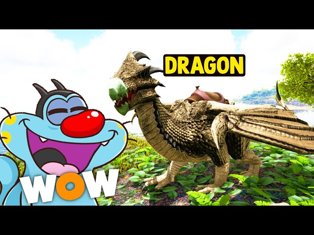WE FOUND THE WEAKEST DRAGON | ARK: Survival Evolved ! #S05 Ep02 .ft Oggy