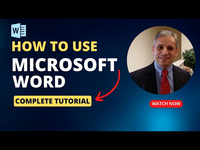 Word 2013 Tutorial: A Comprehensive Tutorial on Word - Work Effectively