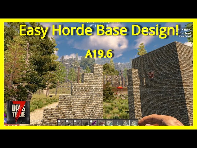 Horde Base Design!/7 days to die A19.6